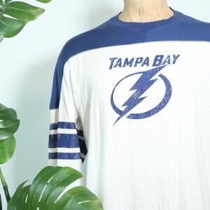 NHL Men's White and Multi Tshirt